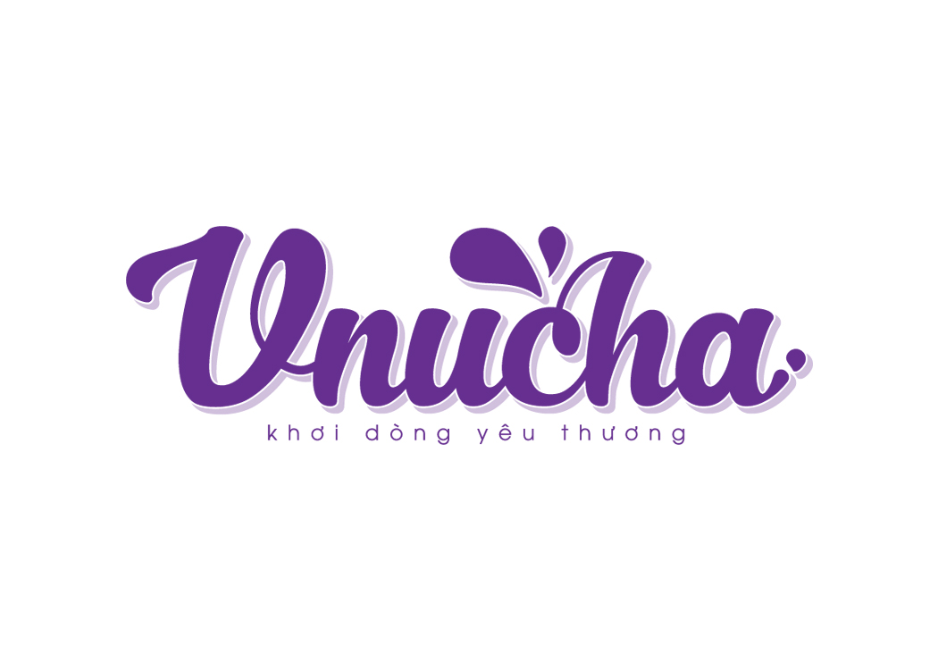 V-NUCHA - Thiết kế logo và bao bì nước đóng chai tinh khiết V-nucha